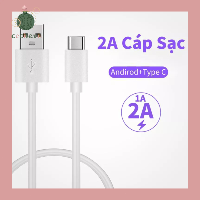 2A Dây cáp sạc 30cm (Max 5V 2A)-CE