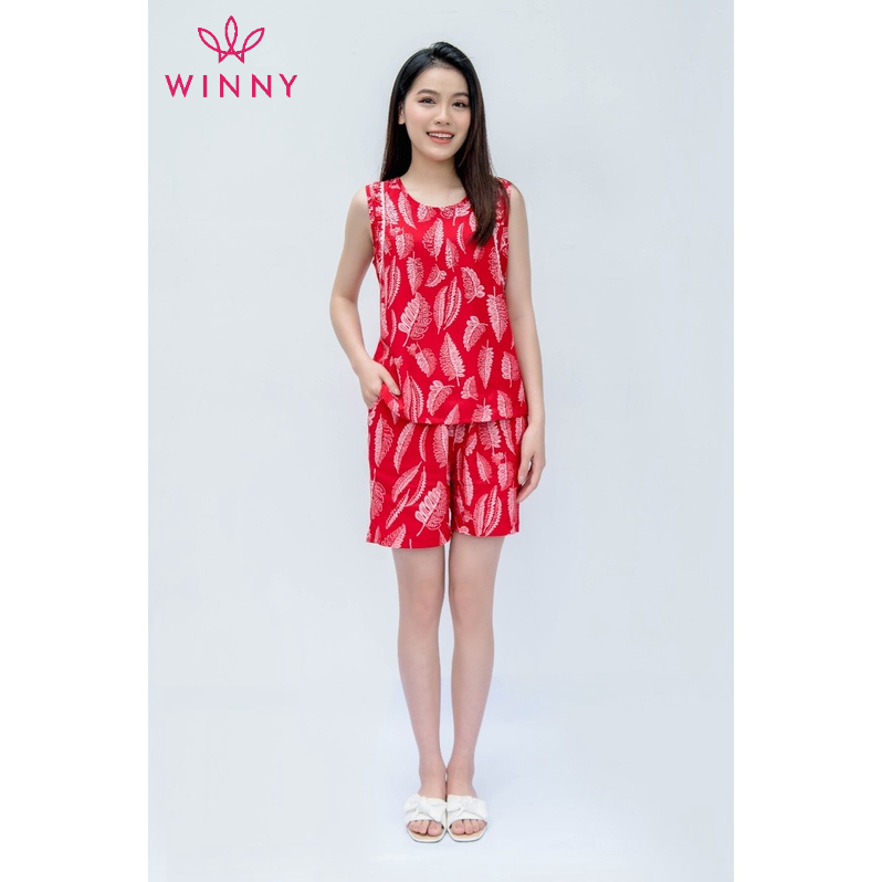 Bộ mặc nhà sát nách quần sooc Winny 2MNLA22051B