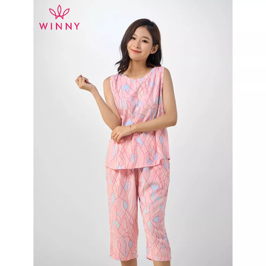 Bộ mặc nhà sát nách quần ngố Winny 2MNLA23031S