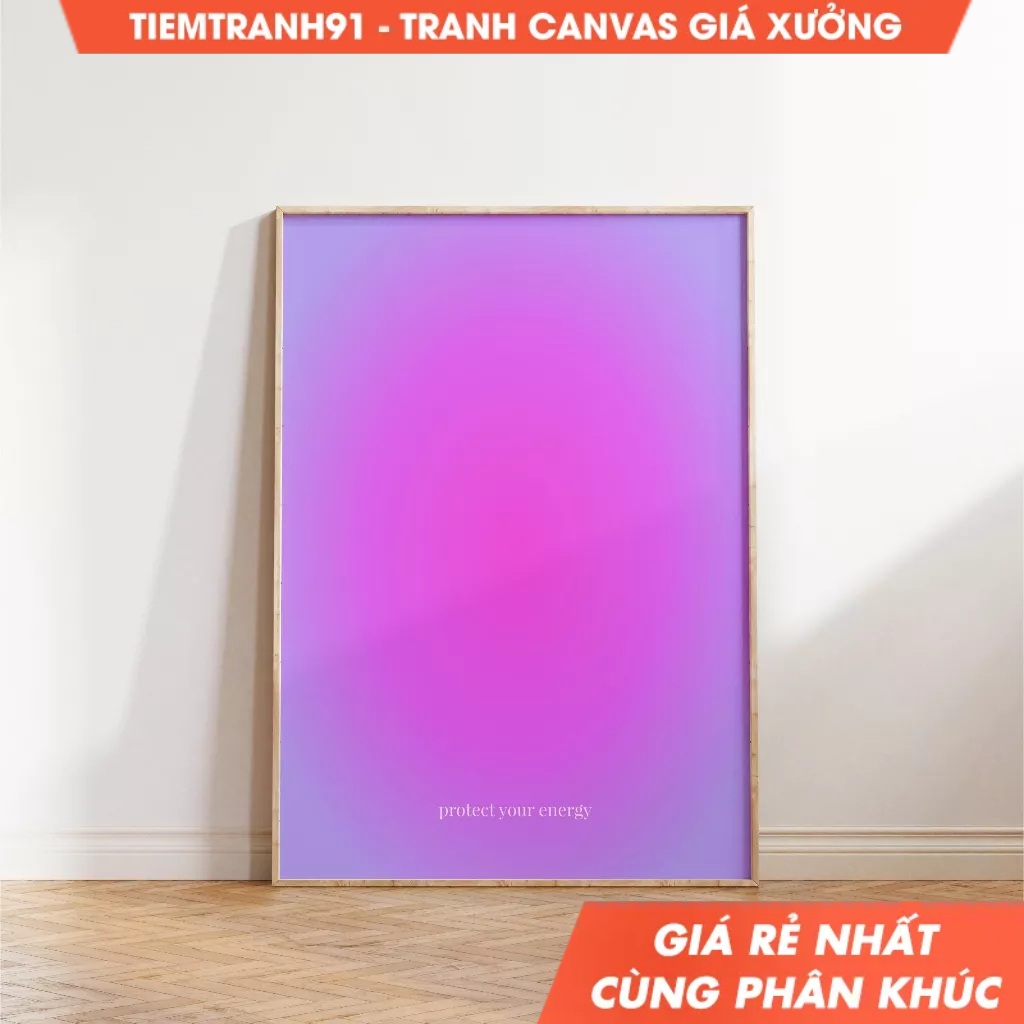 Tranh treo tường, Aura Poster, Spiritual Wall Art, Gradient, Angel Numbers, Affirmation Wall Art. (1