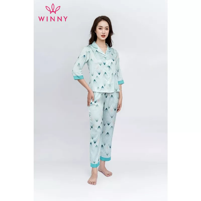 Bộ mặc nhà tay lỡ quần dài Winny 1MNSA21562L