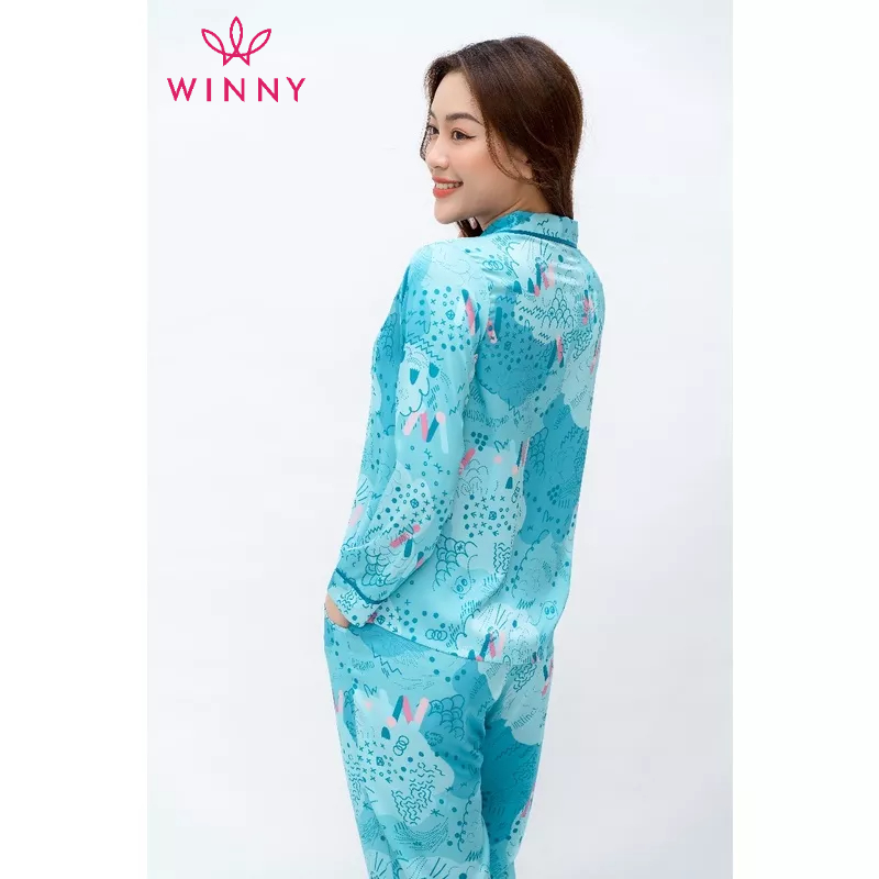 Bộ mặc nhà tay dài quần dài Winny 1MNSA21560D