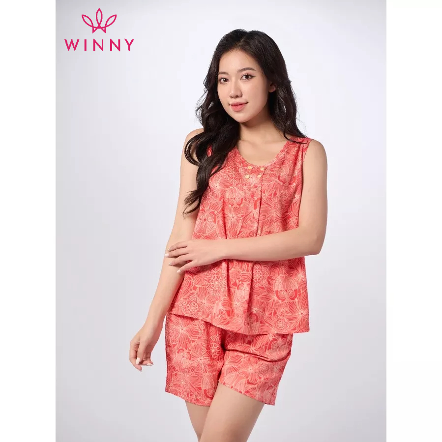 Bộ mặc nhà sát nách quần sooc Winny 2MNLA23004B