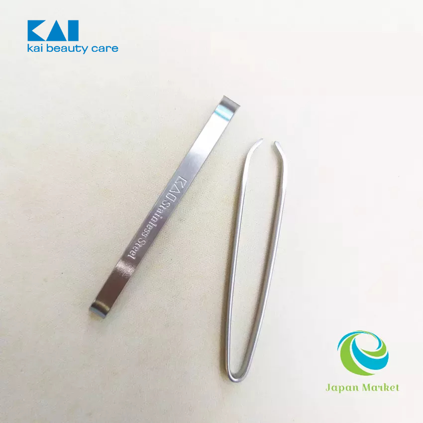 Set 2 nhíp inox KAI NK Nhật Bản