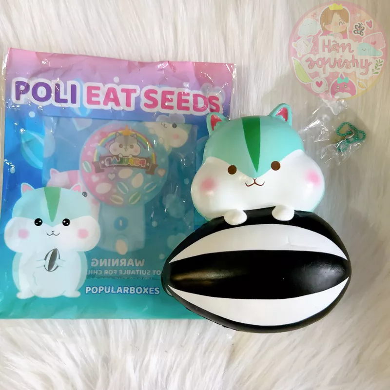 Đồ Chơi Squishy Bé Poli Hạt Dẻ Chính Hãng Popular siêu thơm