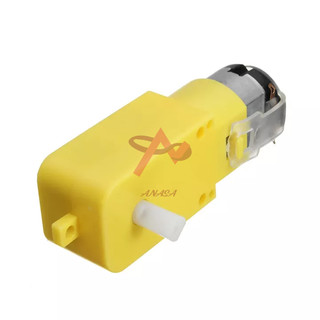 Động Cơ Giảm Tốc 3V - 9V Chế Xe Mô Hình, 2 Trục Bánh Xe 60mm