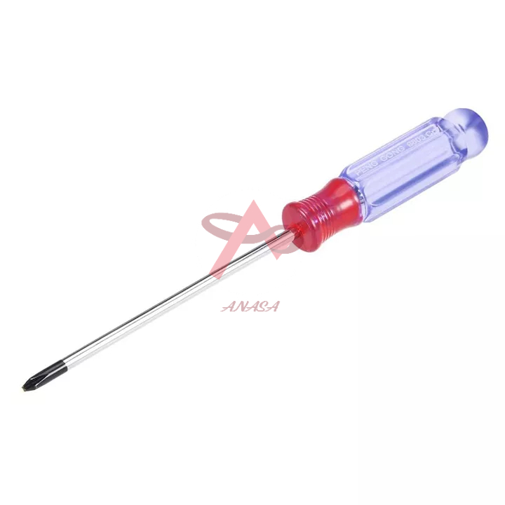 Tua Vít Nhỏ 4 Cạnh Pha Lê Màu Đỏ Trắng Đầu Vít 3Mm Loại Nhỏ