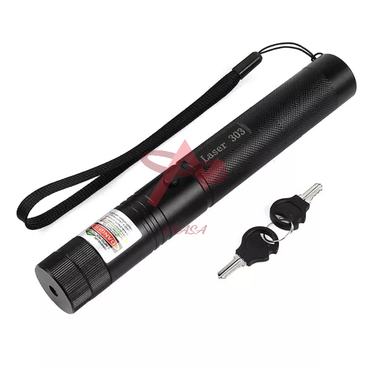 Đèn Laser - Bút Laze 303 Tia Xanh/Đỏ Cực Sáng Công Suất Lớn 30mW Chiếu Xa 3km