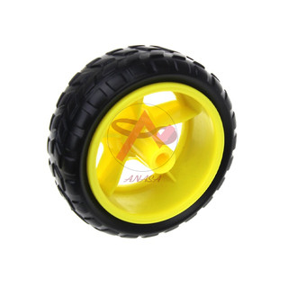 Bánh Xe Robot  Màu Vàng