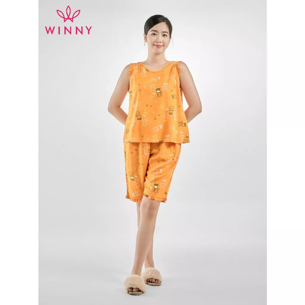 Bộ mặc nhà sát nách quần ngố Winny 2MNLA23038S