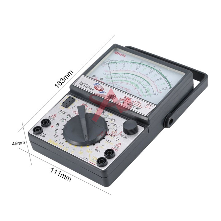 Đồng hồ vạn năng MF47L đủ phụ kiện kèm theo có pin
