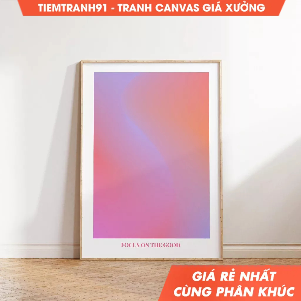 Tranh treo tường, Aura Poster, Spiritual Wall Art, Gradient, Angel Numbers, Affirmation Wall Art. (1