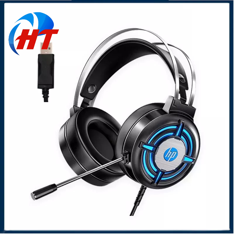 TAI NGHE MÁY TÍNH HP CHUYÊN GAME KẾT NỐI CỔNG USB 7.1-HT