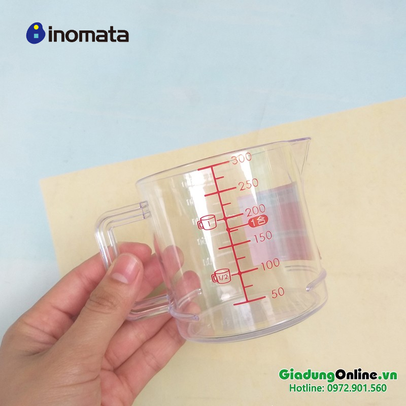 Ca đong chia vạch 300ml Inomata Hàng Nhật