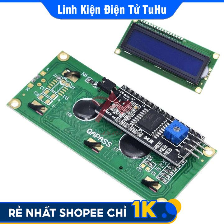 LCD 1602 Có Tích Hợp Module Chuyển Đổi I2C