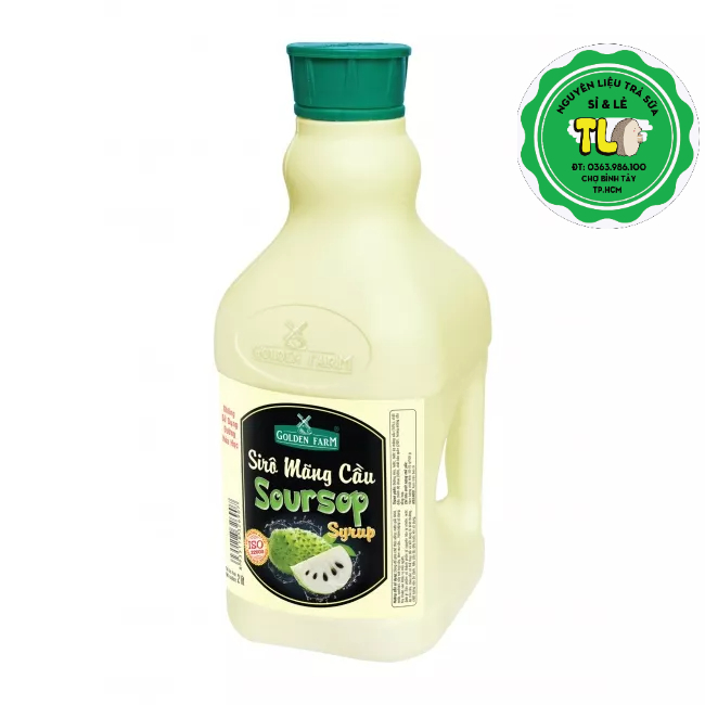 Siro Golden Farm mãng cầu 520ml và 2 lít
