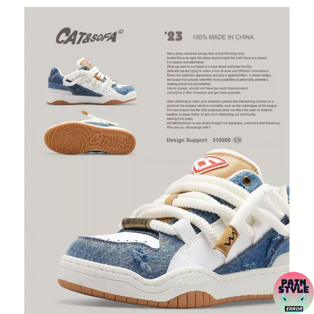 Giày Cat&Sofa " Denim "