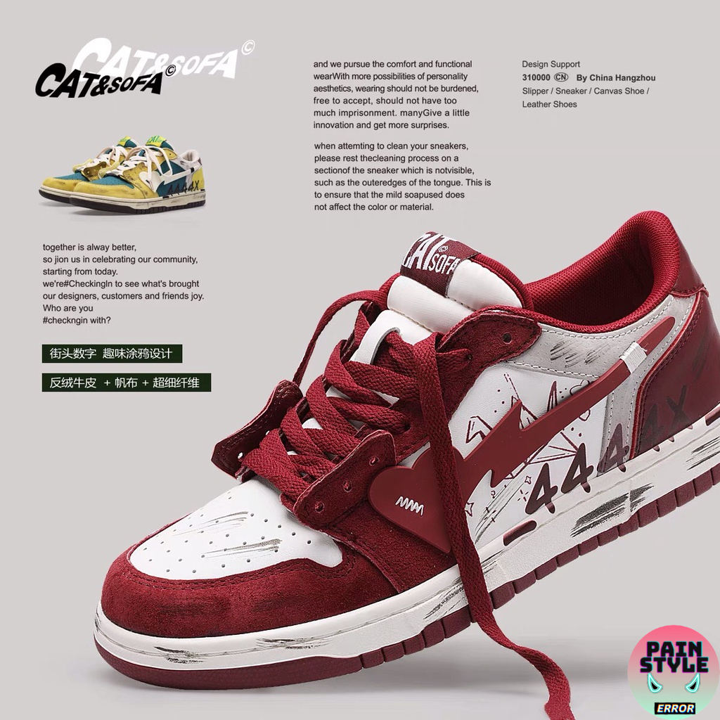 Giày sneaker Cat&Sofa " Pikachu 4444X " 2 màu