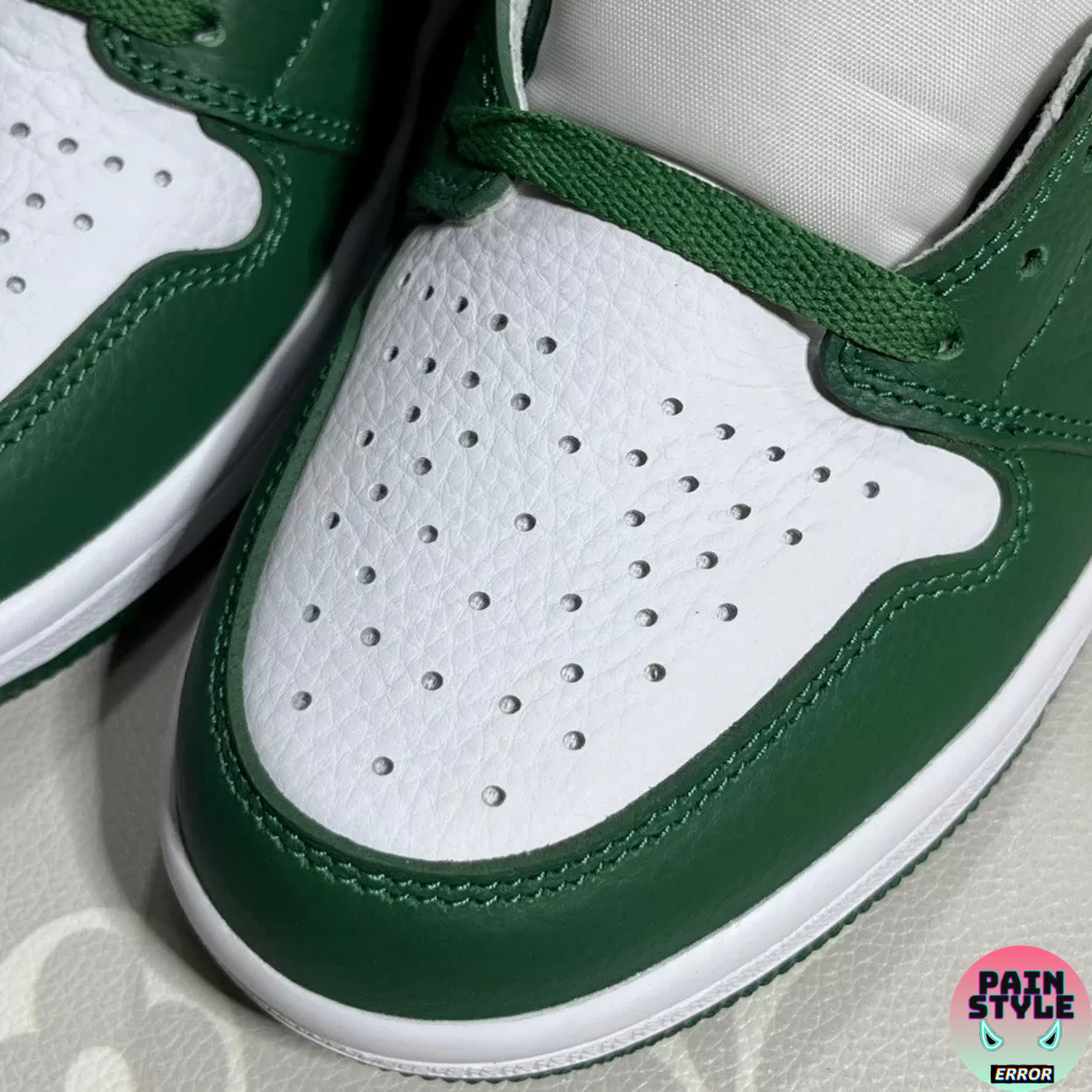 Giày Air Jordan 1 High " White Green "