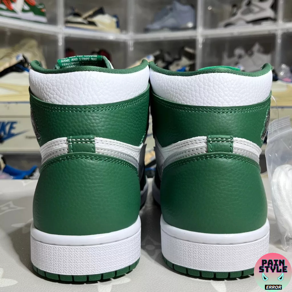 Giày Air Jordan 1 High " White Green "