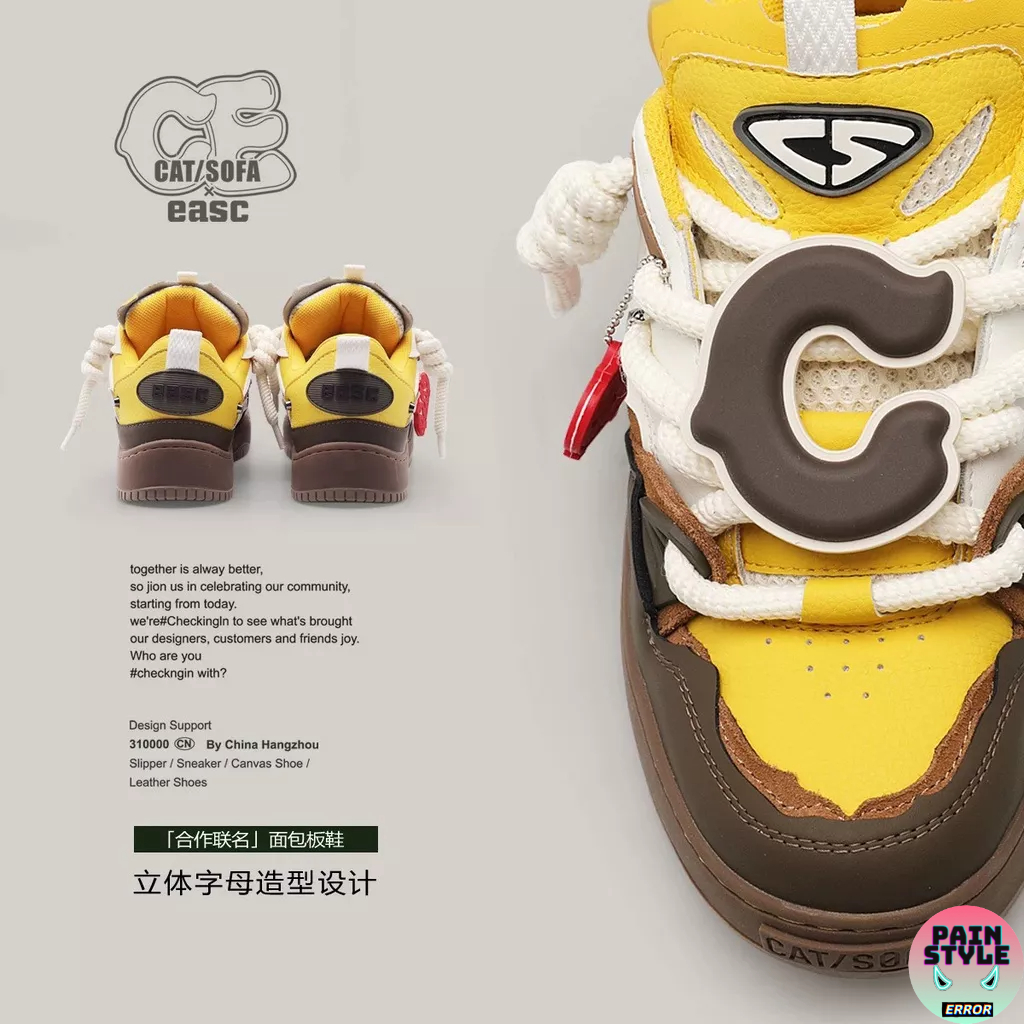 Giày sneaker Cat&Sofa " EASC " 2 màu nam nữ