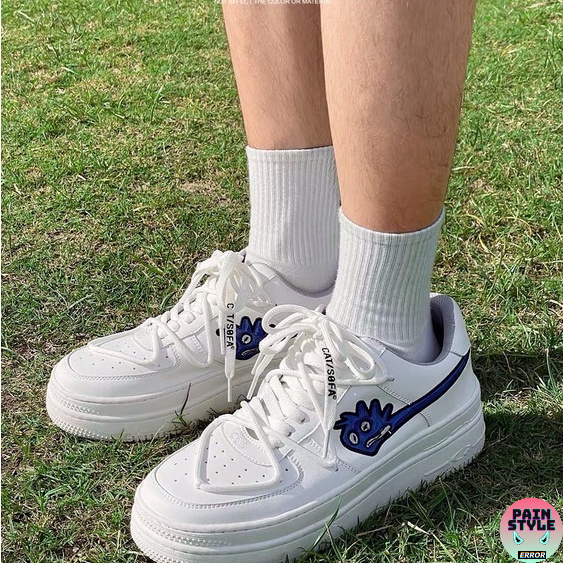 Giày sneaker Cat&Sofa " White Blue " cho nam nữ