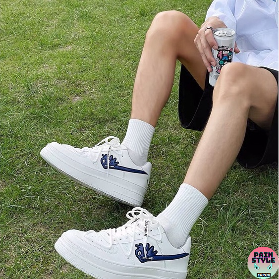 Giày sneaker Cat&Sofa " White Blue " cho nam nữ