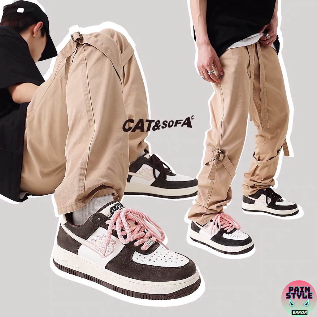 Giày sneaker Cat&Sofa " Pink Brown " cho nam nữ