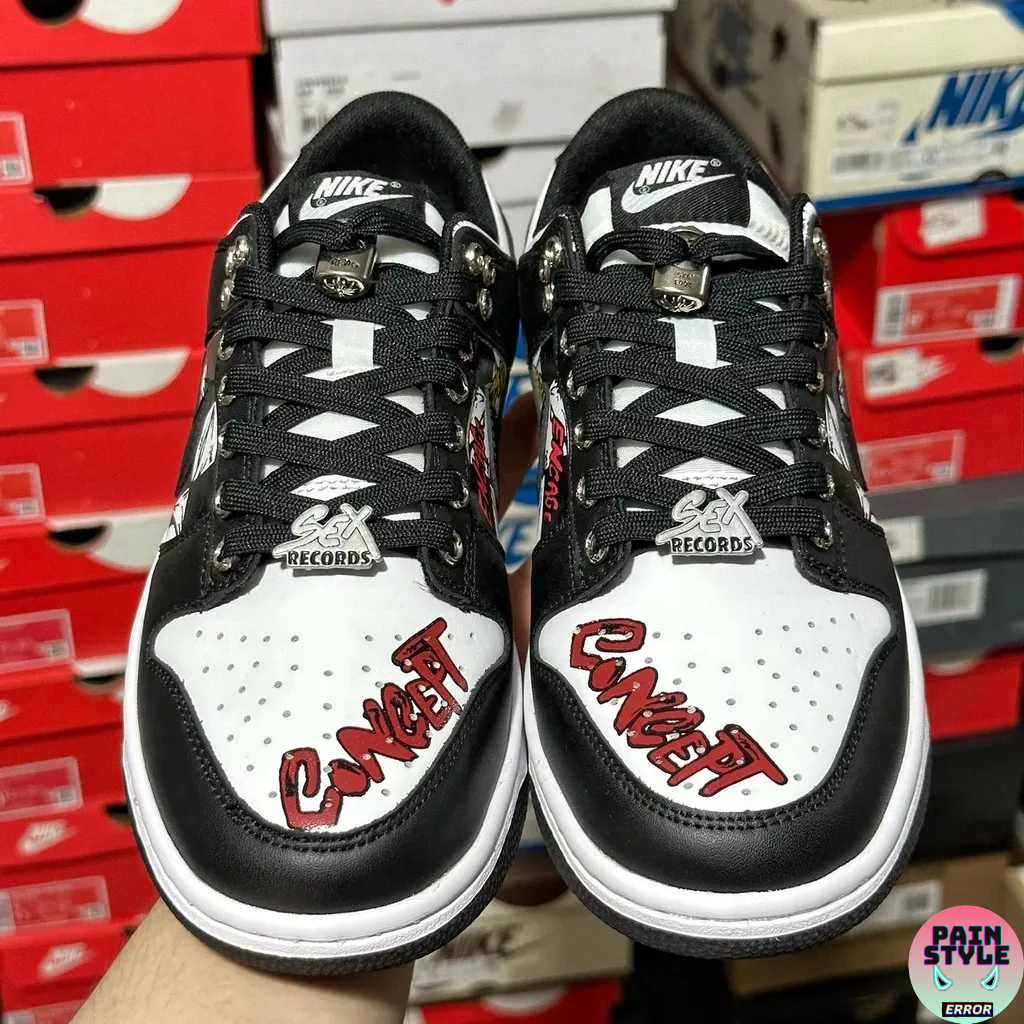 Giày Sb Dunk Low " Chrome Hearts "