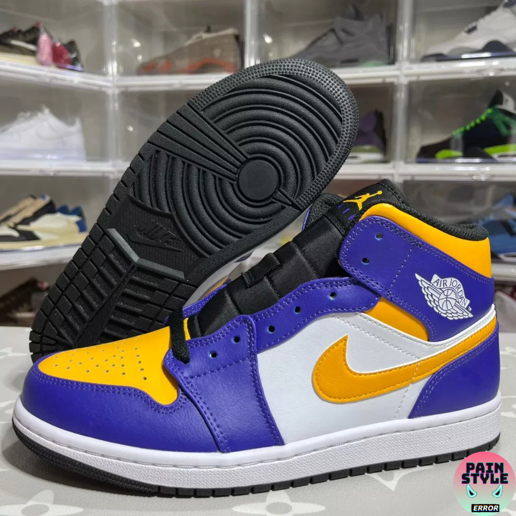Giày Air Jordan 1 Mid " Lakers "