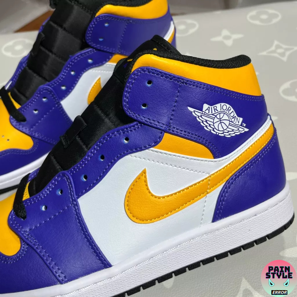 Giày Air Jordan 1 Mid " Lakers "