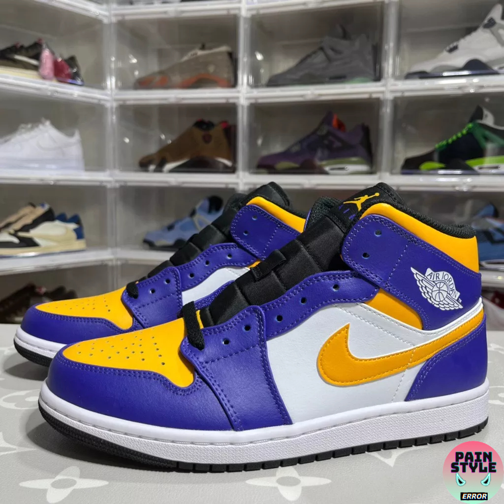 Giày Air Jordan 1 Mid " Lakers "