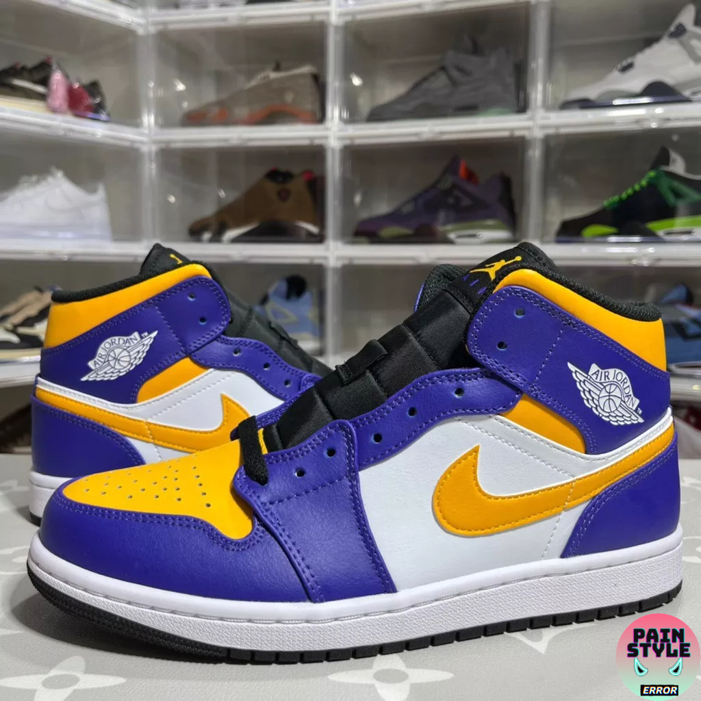 Giày Air Jordan 1 Mid " Lakers "