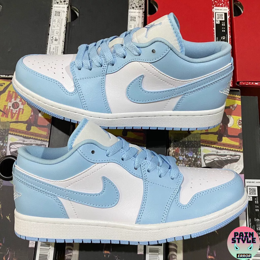 Giày Air Jordan 1 Low " Blue and White "
