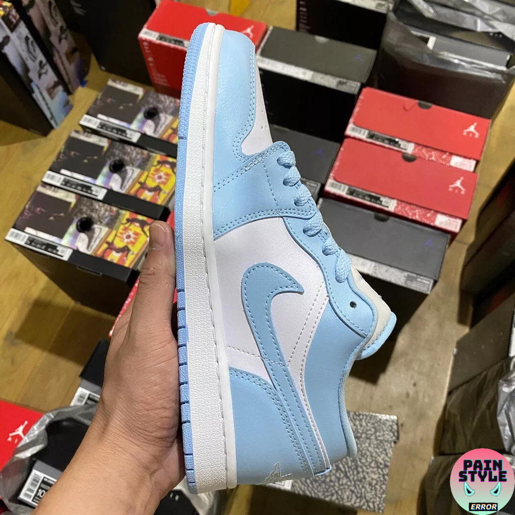 Giày Air Jordan 1 Low " Blue and White "