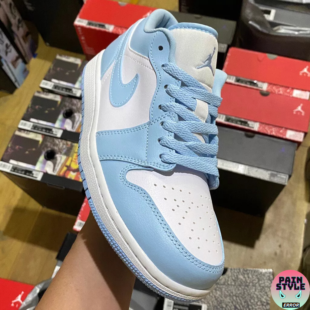 Giày Air Jordan 1 Low " Blue and White "