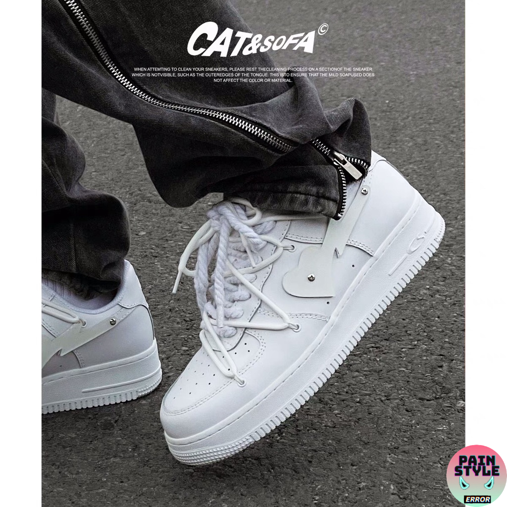 Giày sneaker Cat&Sofa " White All "