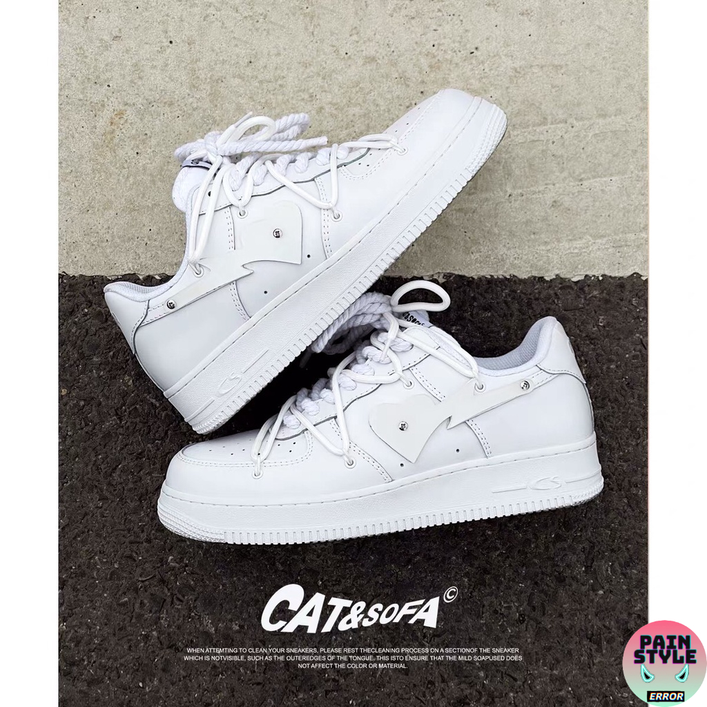 Giày sneaker Cat&Sofa " White All "