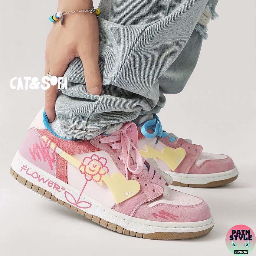 Giày sneaker Cat&Sofa " Sunflower Original Niche Couple "