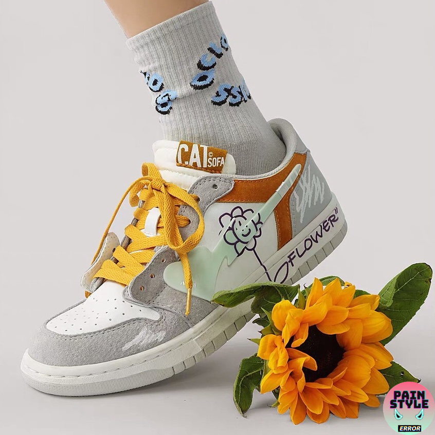Giày sneaker Cat&Sofa " Sunflower Original Niche Couple "