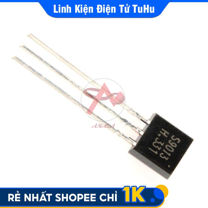 Combo 5 Linh Kiện Transistor S9013 TO-92L 40V 0.5A NPN