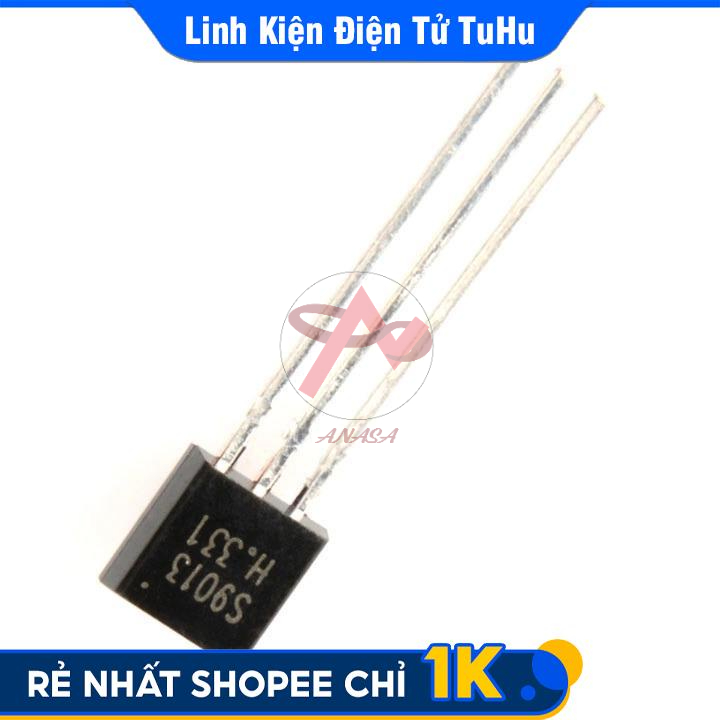 Combo 5 Linh Kiện Transistor S9013 TO-92L 40V 0.5A NPN
