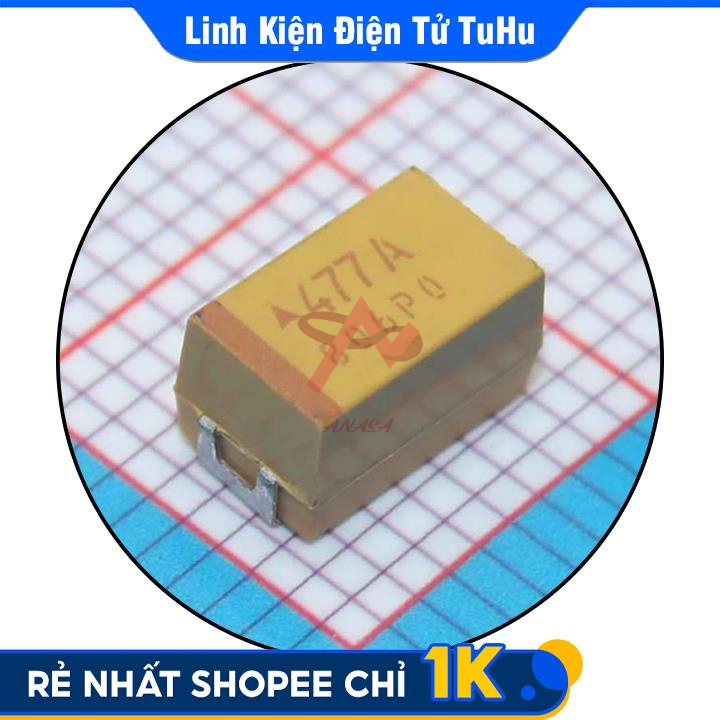 Tụ Tantalum 35V0.47uF 1206 - A3216