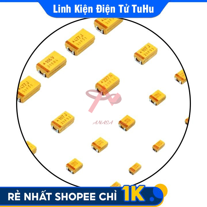 Tụ Tantalum 35V0.47uF 1206 - A3216