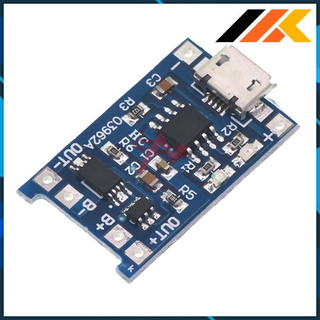Mạch Sạc 18650 IC TP4056 Cổng MicroUSB (Có Bảo Vệ)