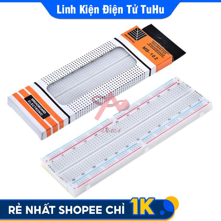 Bo mạch Board Test cắm linh kiện MB-102 165×55×10mm