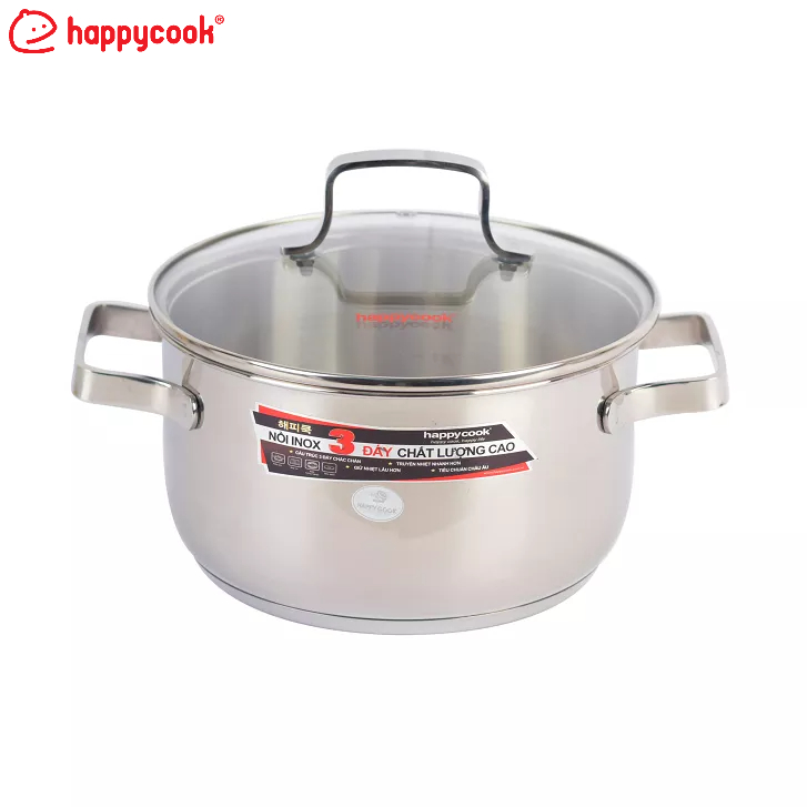 Bộ nồi Inox Happy Cook Milan X HC06-MLGX