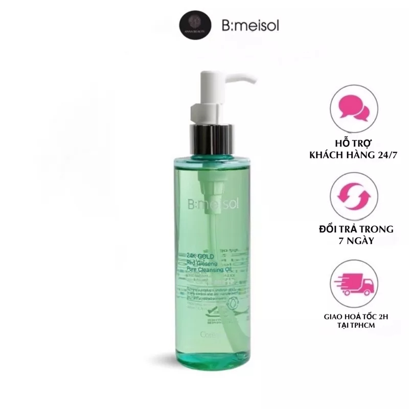 Dầu Tẩy Trang B:Meisol giúp làm sạch sâu mềm mịn da ngừa mụn cám