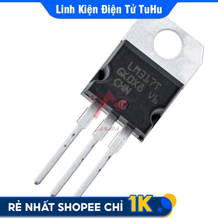 IC Nguồn LM317 1.2-37V TO-220 Chân Cắm