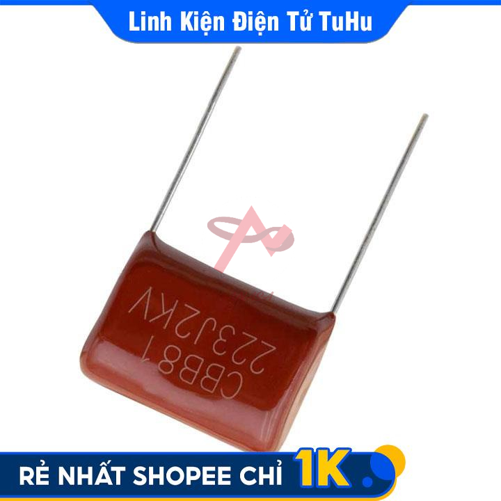 Tụ Đỏ CBB81 2000V 223J 0.022uF - Sửa Chữa Vợt Muỗi Điện